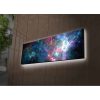 LED-es világítóvászon festmény, 30x90 cm, Velúr, Fakeret