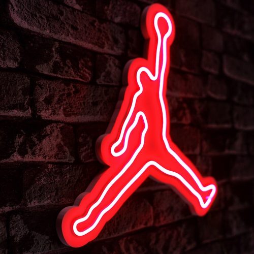 Piros flexibilis LED neoncsíkos lámpa, vízálló, 375 cm