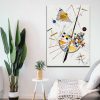 Delicate Tension Canvas Art, Kandinsky, 70x100 cm