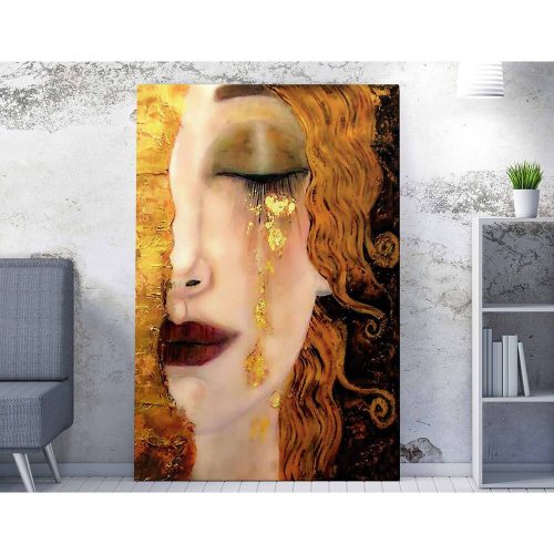 Elegáns vászonfestmény, 50x70 cm, keretes mű, 50% pamut