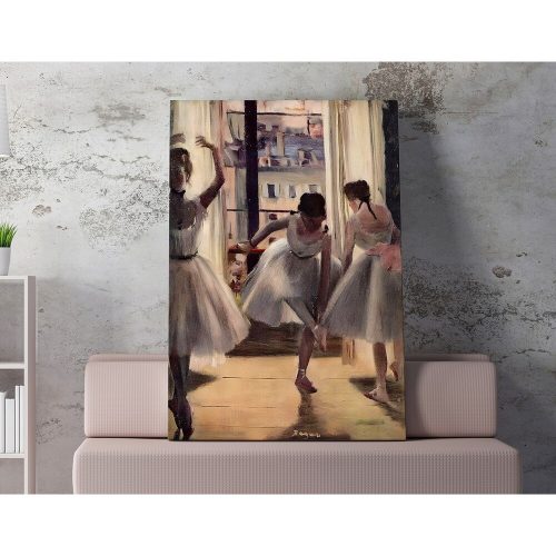 Elegáns vászonfestmény, 50x70 cm, keretes mű, 50% pamut
