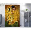 Gustav Klimt The Kiss Canvas Art, 70 x 100 cm, Fa keret
