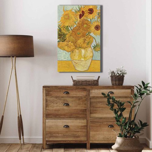 Vincent van Gogh dekoratív vászonfestmény, 45x70 cm