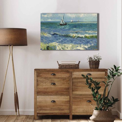Vincent van Gogh dekoratív vászonfestmény, 45x70 cm