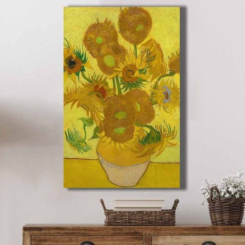 Vincent van Gogh dekoratív vászonfestmény, 45x70 cm
