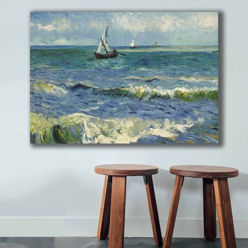 Vincent van Gogh vászonfestmény, 70x100 cm, fakeret