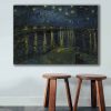Vincent van Gogh vászonfestmény, 70x100 cm, fakeret