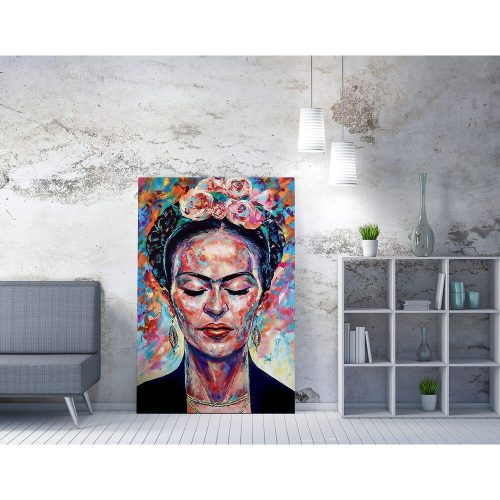 Elegáns vászonfestmény, 50x70 cm, keretes mű, 50% pamut
