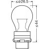 OSRAM S8 WEDGE BASE PY27/7W Jelzőlámpa