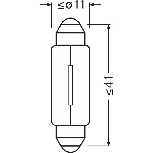 OSRAM EREDETI FESZTON LÁMPA 24V 10W