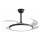LED mennyezeti ventilátor 36w/3CCT fekete slim + távirányító, dimmelhető, 2880 lm, Optonica, 19105