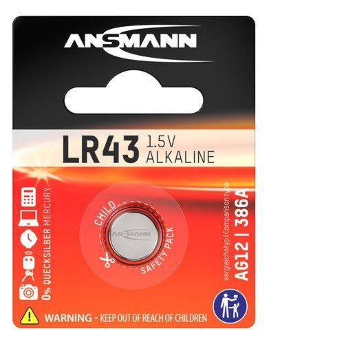Ansmann  gombelem LR43 1,5V