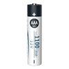 Nikkelmoxid hidrid AAA újratölthető elem 1,2V 1100mAh