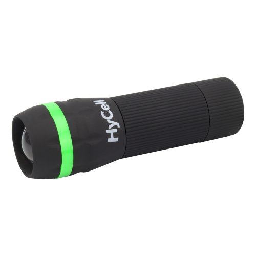 1W LED zseblámpa zoom funkcióval gumírozott felület színes gyűrű csuklópánt 3 Micro AAA
