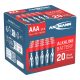 Alkáli elem AAA / LR03 20 db-os