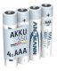 Ansmann NiMH AAA 1,2V 550mAh újratölthető akkumulátor