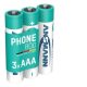 Ansmann AAA NiMH 800mAh újratölthető akkumulátor