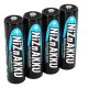 Nikkel-cink újratölthető AA elem 1,6V 1600mAh