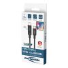 Ansmann USB-C töltőkábel LED kijelzővel 140W