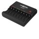 Intelligens ANSMANN Powerline 8 NiMH/NiCd töltő USB kimenettel