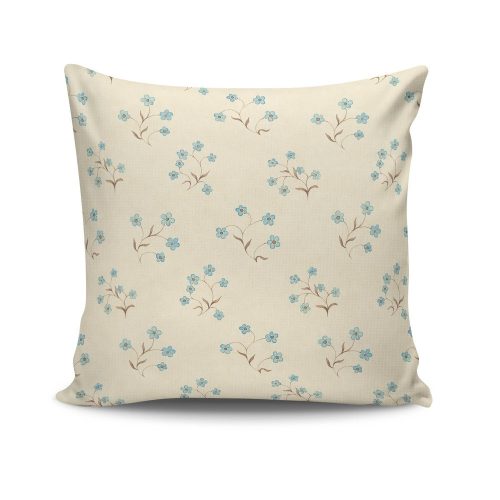 Stílusos párnahuzat 43x43 cm, 50% pamut/50% poliészter, mosható és vasalható, rejtett cipzárral záródó | Tökéletes otthoni dekorációhoz és kényelemhez