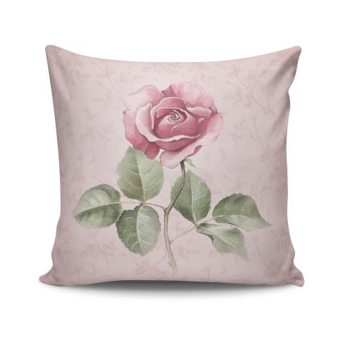 Stílusos párnahuzat 43x43 cm, 50% pamut/50% poliészter, mosható és vasalható, rejtett cipzárral záródó | Tökéletes otthoni dekorációhoz és kényelemhez