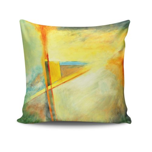 Stílusos párnahuzat 43x43 cm, 50% pamut/50% poliészter, mosható és vasalható, rejtett cipzárral záródó | Tökéletes otthoni dekorációhoz és kényelemhez