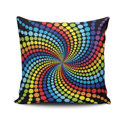 Stílusos párnahuzat 43x43 cm, 50% pamut/50% poliészter, mosható és vasalható, rejtett cipzárral záródó | Tökéletes otthoni dekorációhoz és kényelemhez