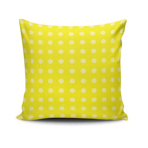 Stílusos párnahuzat 43x43 cm, 50% pamut/50% poliészter, mosható és vasalható, rejtett cipzárral záródó | Tökéletes otthoni dekorációhoz és kényelemhez