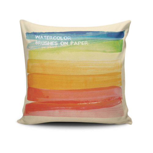 Stílusos párnahuzat 43x43 cm, 50% pamut/50% poliészter, mosható és vasalható, rejtett cipzárral záródó | Tökéletes otthoni dekorációhoz és kényelemhez