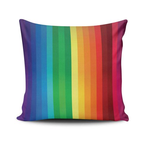 Stílusos párnahuzat 43x43 cm, 50% pamut/50% poliészter, mosható és vasalható, rejtett cipzárral záródó | Tökéletes otthoni dekorációhoz és kényelemhez
