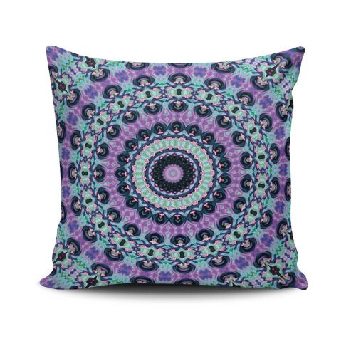 Stílusos párnahuzat 43x43 cm, 50% pamut/50% poliészter, mosható és vasalható, rejtett cipzárral záródó | Tökéletes otthoni dekorációhoz és kényelemhez