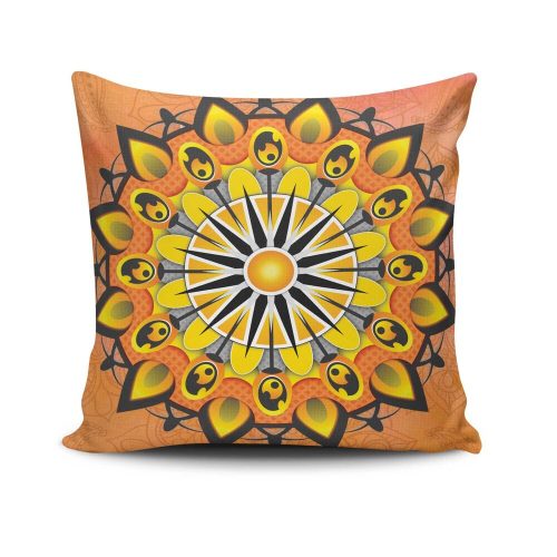 Stílusos párnahuzat 43x43 cm, 50% pamut/50% poliészter, mosható és vasalható, rejtett cipzárral záródó | Tökéletes otthoni dekorációhoz és kényelemhez