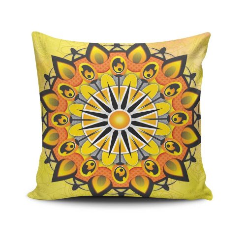Stílusos párnahuzat 43x43 cm, 50% pamut/50% poliészter, mosható és vasalható, rejtett cipzárral záródó | Tökéletes otthoni dekorációhoz és kényelemhez