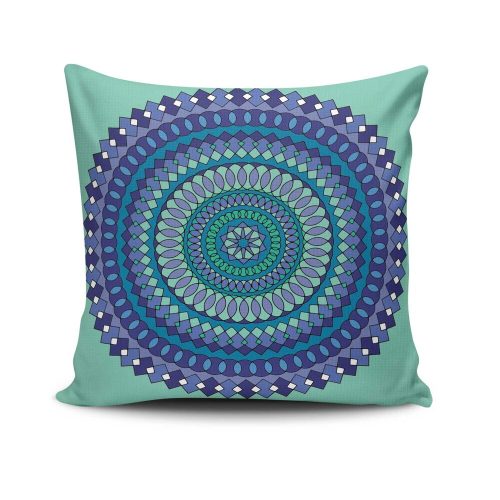 Stílusos párnahuzat 43x43 cm, 50% pamut/50% poliészter, mosható és vasalható, rejtett cipzárral záródó | Tökéletes otthoni dekorációhoz és kényelemhez