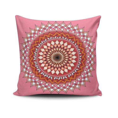 Stílusos párnahuzat 43x43 cm, 50% pamut/50% poliészter, mosható és vasalható, rejtett cipzárral záródó | Tökéletes otthoni dekorációhoz és kényelemhez