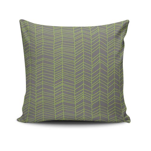 Stílusos párnahuzat 43x43 cm, 50% pamut/50% poliészter, mosható és vasalható, rejtett cipzárral záródó | Tökéletes otthoni dekorációhoz és kényelemhez