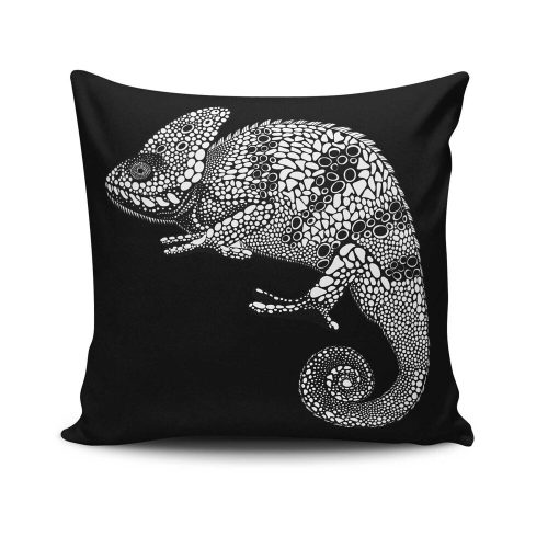Stílusos párnahuzat 43x43 cm, 50% pamut/50% poliészter, mosható és vasalható, rejtett cipzárral záródó | Tökéletes otthoni dekorációhoz és kényelemhez