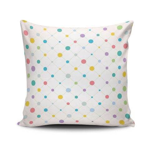 Stílusos párnahuzat 43x43 cm, 50% pamut/50% poliészter, mosható és vasalható, rejtett cipzárral záródó | Tökéletes otthoni dekorációhoz és kényelemhez