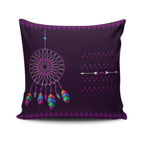 Stílusos párnahuzat 43x43 cm, 50% pamut/50% poliészter, mosható és vasalható, rejtett cipzárral záródó | Tökéletes otthoni dekorációhoz és kényelemhez