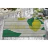 Tartós PVC lábtörlő, 45 x 70 cm | 50% nem szőtt filc és 50% PVC | Ideális beltéri/kültéri használatra, stílusos és funkcionális bejárati megoldás