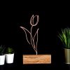 Elegáns bronz dísztárgy, 17 x 30 x 3,5 cm | 100% fém (2 mm) és fa alap | Tökéletes  a modern lakberendezéshez és a stílusos terekhez