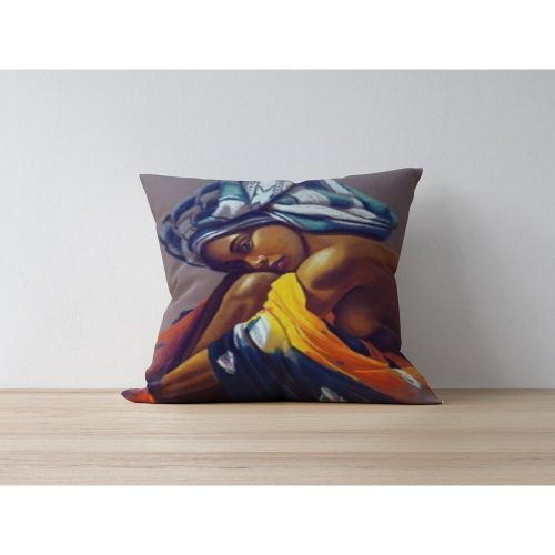 Stílusos párnahuzat, 43 x 43 cm, 50% poliészter és 50% pamut | Digitális nyomtatás, 30°C-on mosógépben mosható | Tökéletes otthoni dekorációhoz és kényelemhez