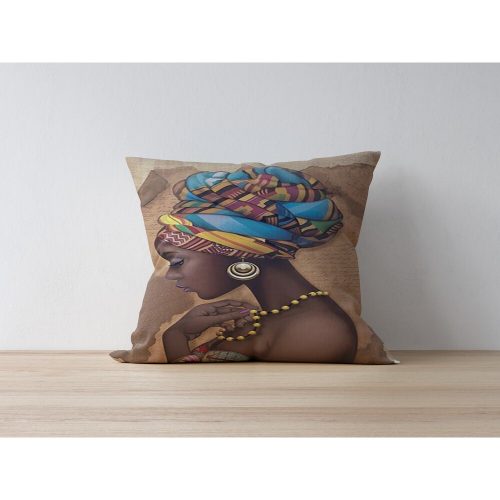 Stílusos párnahuzat, 43 x 43 cm, 50% poliészter és 50% pamut | Digitális nyomtatás, 30°C-on mosógépben mosható | Tökéletes otthoni dekorációhoz és kényelemhez