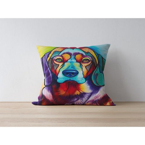 Stílusos párnahuzat, 43 x 43 cm, 50% poliészter és 50% pamut | Digitális nyomtatás, 30°C-on mosógépben mosható | Tökéletes otthoni dekorációhoz és kényelemhez