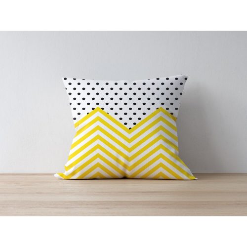 Stílusos párnahuzat, 43 x 43 cm, 50% poliészter és 50% pamut | Digitális nyomtatás, 30°C-on mosógépben mosható | Tökéletes otthoni dekorációhoz és kényelemhez