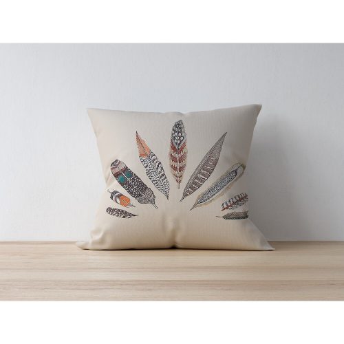 Stílusos párnahuzat, 43 x 43 cm, 50% poliészter és 50% pamut | Digitális nyomtatás, 30°C-on mosógépben mosható | Tökéletes otthoni dekorációhoz és kényelemhez