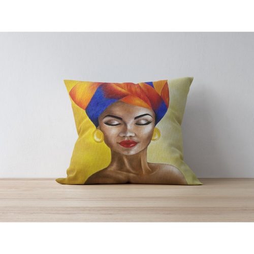Stílusos párnahuzat, 43 x 43 cm, 50% poliészter és 50% pamut | Digitális nyomtatás, 30°C-on mosógépben mosható | Tökéletes otthoni dekorációhoz és kényelemhez