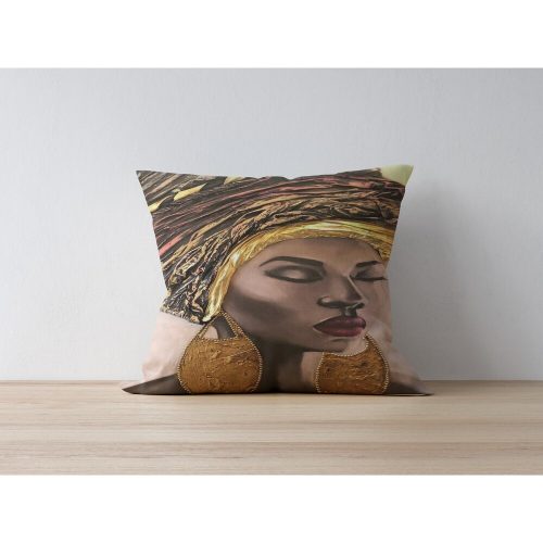 Stílusos párnahuzat, 43 x 43 cm, 50% poliészter és 50% pamut | Digitális nyomtatás, 30°C-on mosógépben mosható | Tökéletes otthoni dekorációhoz és kényelemhez
