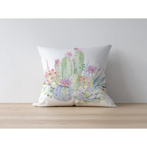 Stílusos párnahuzat, 43 x 43 cm, 50% poliészter és 50% pamut | Digitális nyomtatás, 30°C-on mosógépben mosható | Tökéletes otthoni dekorációhoz és kényelemhez